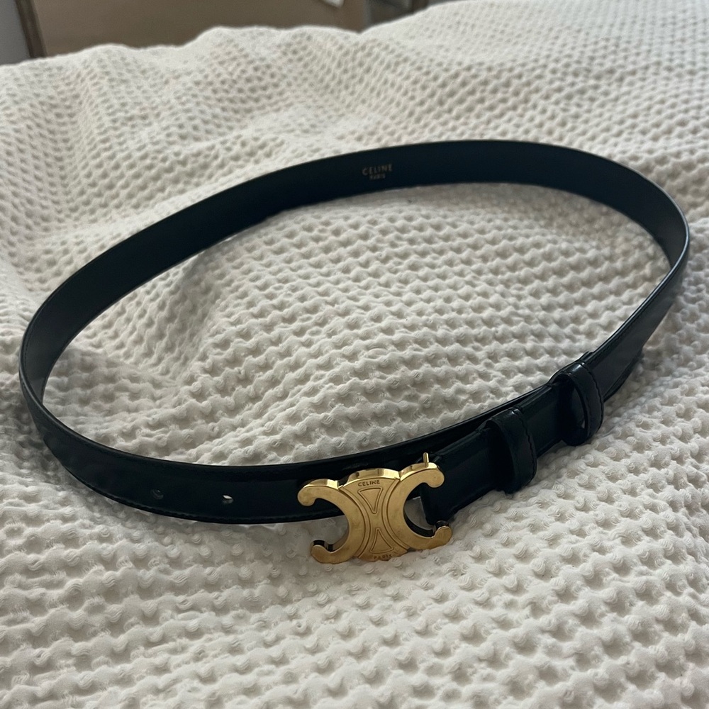 Celine medium 25mm triomphe belt